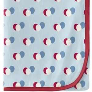 Kickee Pants Swaddling Blanket in Spring Sky Birthday